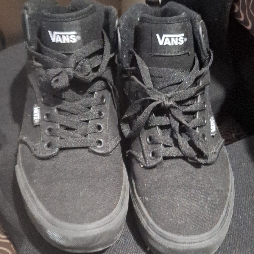 Vans Black Sneakers High-Top Suede